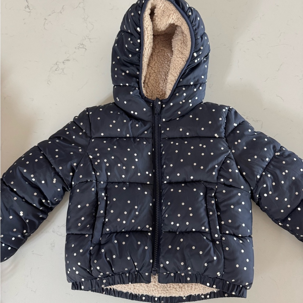 GAP Kids Cream Sherpa Jacket
